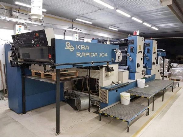 Used printing machinery